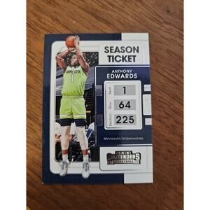 Anthony Edwards 2021-22 Panini Contenders #5 - Minnesota Timberwolves - NBA